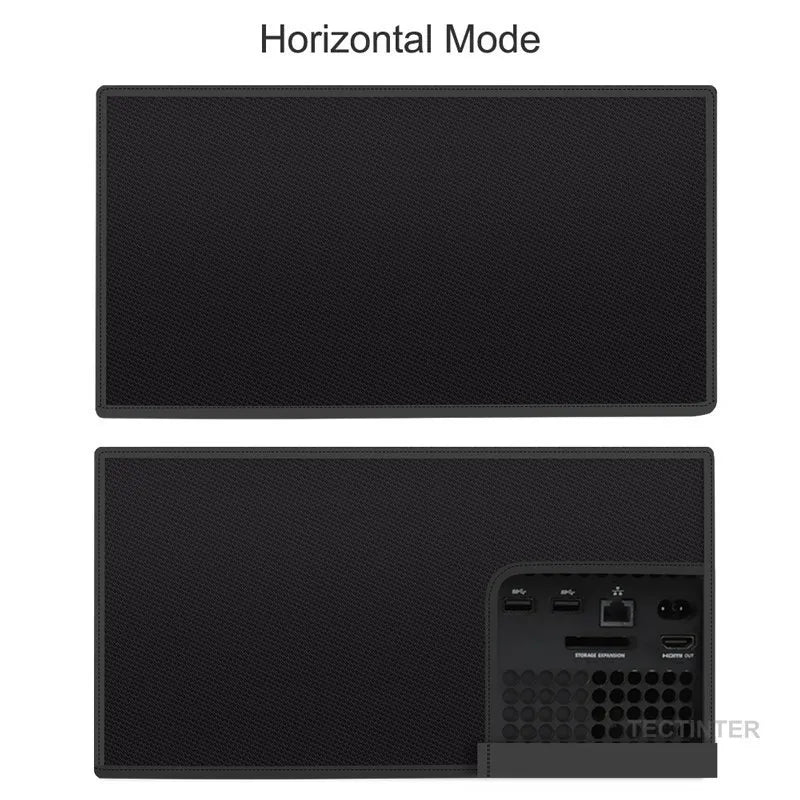 Kratzfeste, staubdichte Hülle für Xbox Series X Konsole, Gaming-Zubehör, horizontale Staubschutzhülle, vertikale Schutzhülle