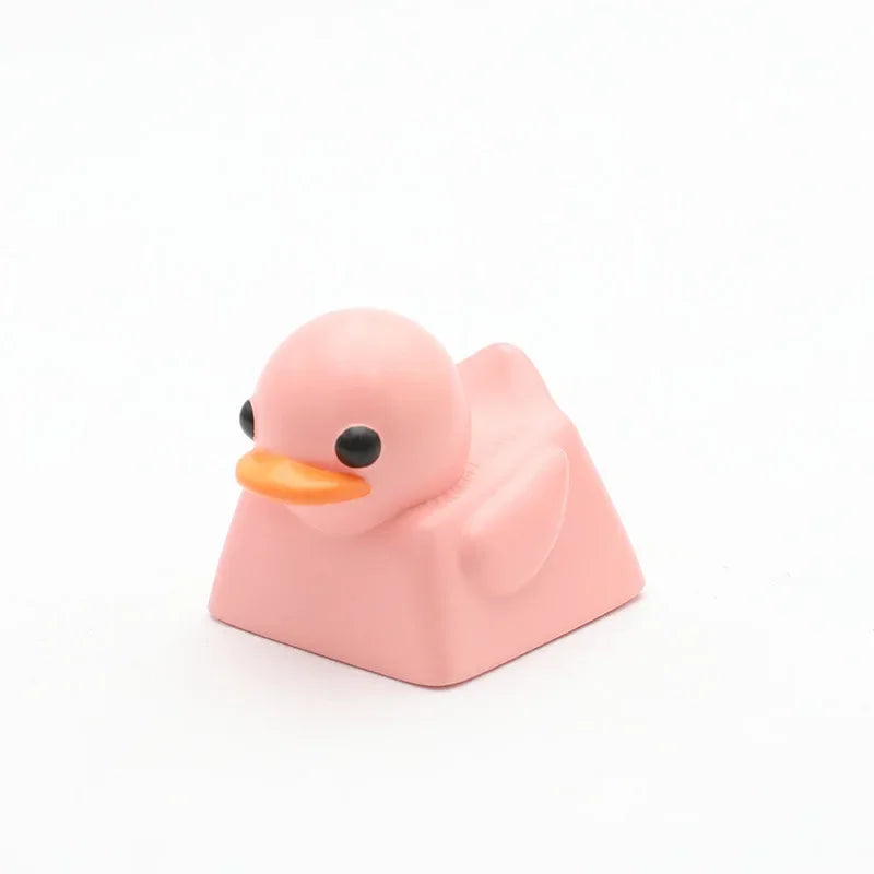 1PCS Nette Ente Harz KeyCap Personalisierte Cartoon Dekoration Gaming Schlüssel Kappe für Cherry Mx Schalter Gamer Mechanische Tastatur Geschenk