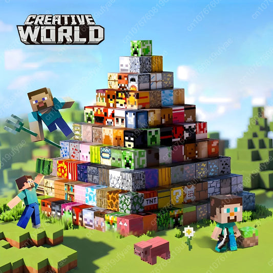 Magnetische Bausteine Mine World Cube Magnet World Set für Kid Age DIY Modell Kinder Stem Bestes Montessori Sinnesspielzeug