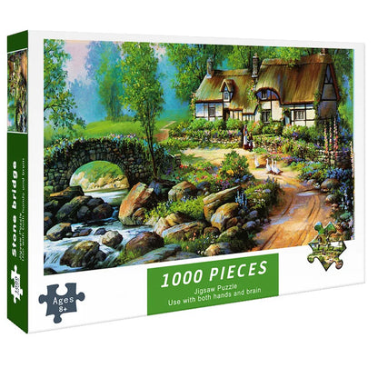 75 * 50 cm 1000 Teile Papierpuzzle für Erwachsene, schöne Heilung, hoher Schwierigkeitsgrad, Dekompressionspuzzle, Geburtstagsgeschenk, Lernspielzeug