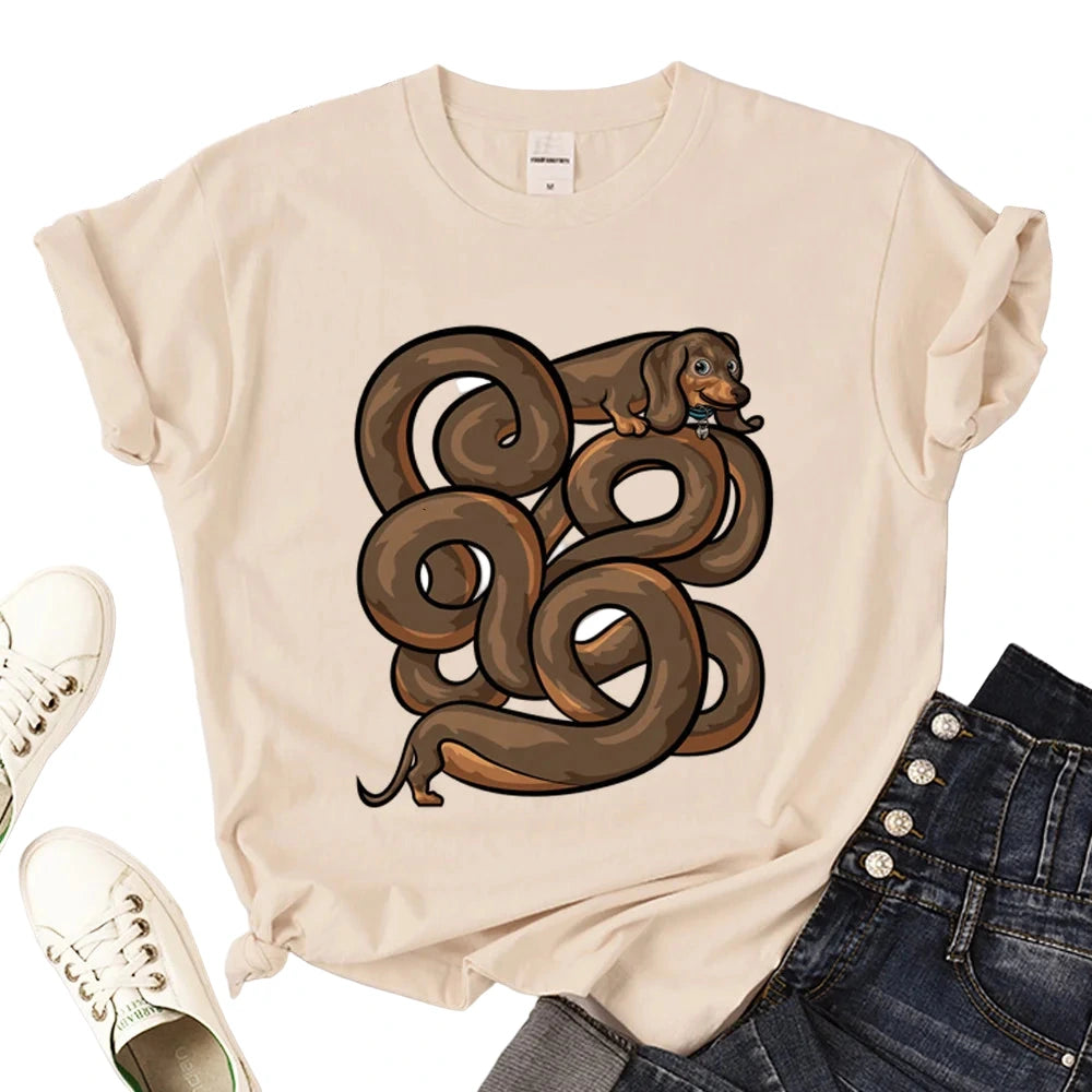 Designer Kollektion | Exklusives Dackel Statement T-Shirt | Premium Art Print Wear - NVTS Solutions