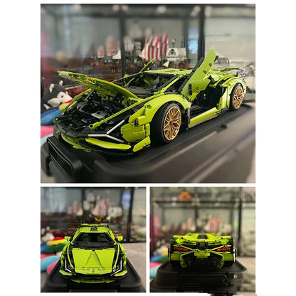 MOC Technik Supersportwagen-Set aus Klemmbausteinen (Verschiedene Modelle) - NVTS Solutions