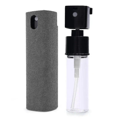 2in1 Mikrofaser-Bildschirmreiniger-Sprühflasche für Handy, iPad, Computer, Mikrofasertuch, Autoreinigung, Windschutzscheibentücher