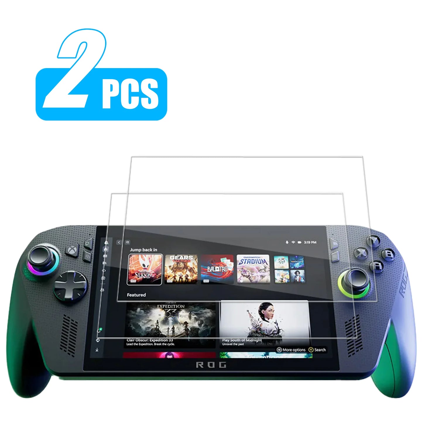 Displayschutzfolie aus gehärtetem Glas für ROG Xbox Ally Härte, gehärtetes Glas, kratzfester Schutz für ROG Xbox Ally X