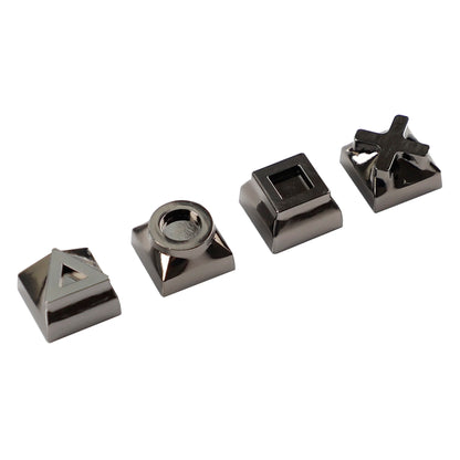 YMDK Metall-Spielekonsolen-Tastenkappen, Pfeiltasten, 4 Stück, individuelle mechanische Tastaturkappen, Legierung, Gaming-Tastenkappen, Persönlichkeit, Stressabbau