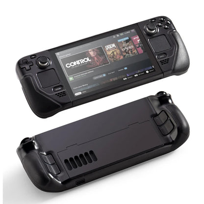 Schutzhülle für Steam Deck, weiche Flip-Lederhülle mit Ständer, vollständiger Schutz, rutschfestes Steam Deck, OLED-Halterungszubehör