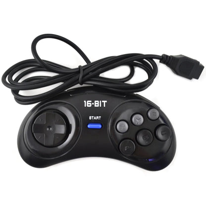 2 stücke/1 stück Spiel controller für SEGA Genesis für 16 bit griff controller 6 Taste Gamepad für SEGA MD spiel Zubehör