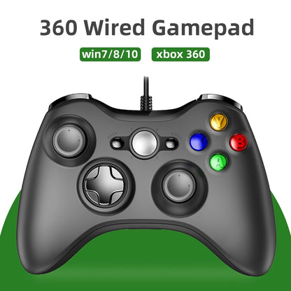 Das kabelgebundene XBOX 360-Gamepad unterstützt das Xbox 360-Slim-PC-Gamepad unterstützt Steam und kann an Win7/10 angepasst werden