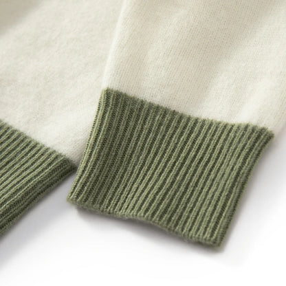 Merinowolle Herrenpullover – 100 % australische Wolle, Premium Rundhals-Strick für Herbst & Winter - NVTS Solutions