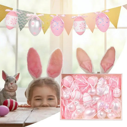 Ostern Dekoration Set Frühling Feier Hängende Ei Dekor Festival Party Favor Ostern Urlaub Korb Stuffers Für Zuhause Kirche