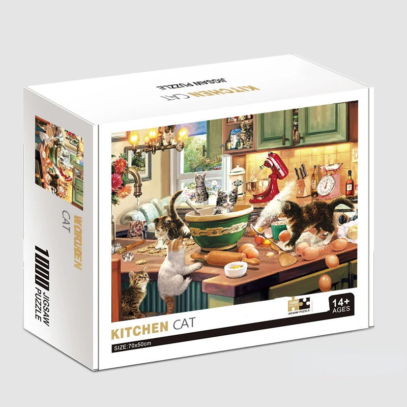 75*50 cm 1000 stücke Puzzle Schwierig Erwachsene Welt Berühmte Malerei Puzzle Landschaft Stress Relief Bildung Puzzle Spielzeug