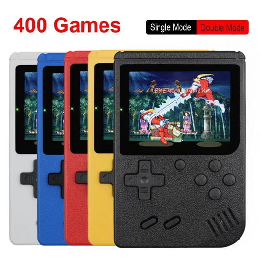 400 in 1 MINI-Spiele Handheld-Game-Spieler Tragbare Retro-Videokonsole Junge 8-Bit 3,0-Zoll-Farb-LCD-Bildschirm-Spiele