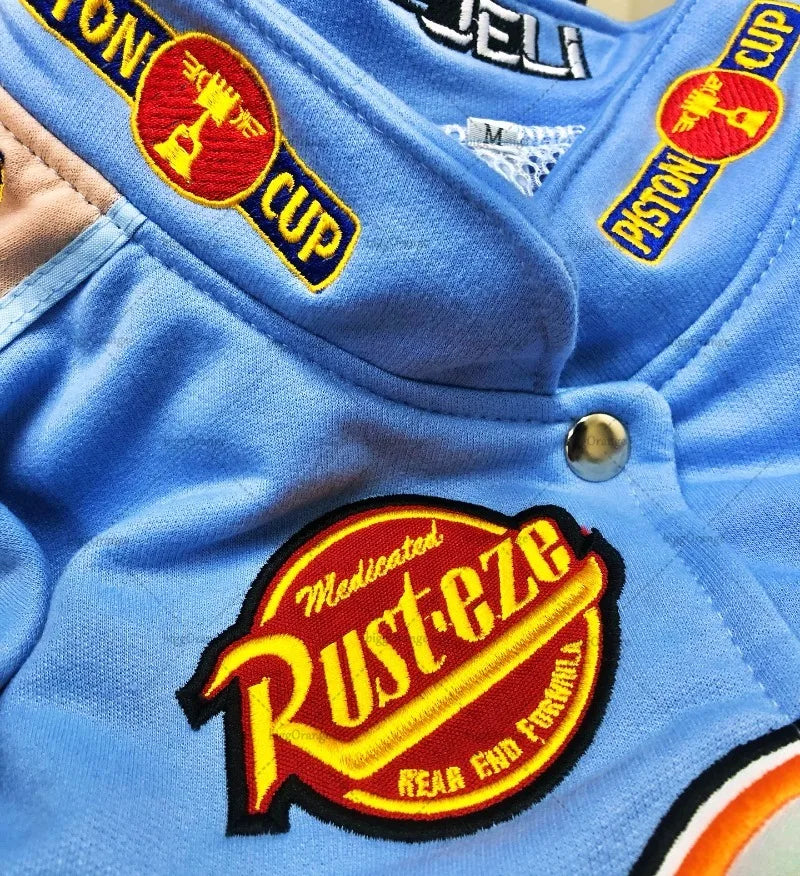 Harajuku Dinosaurier Jacke – Oversize Streetwear mit hochwertiger Stickerei & Baseball-Design - NVTS Solutions