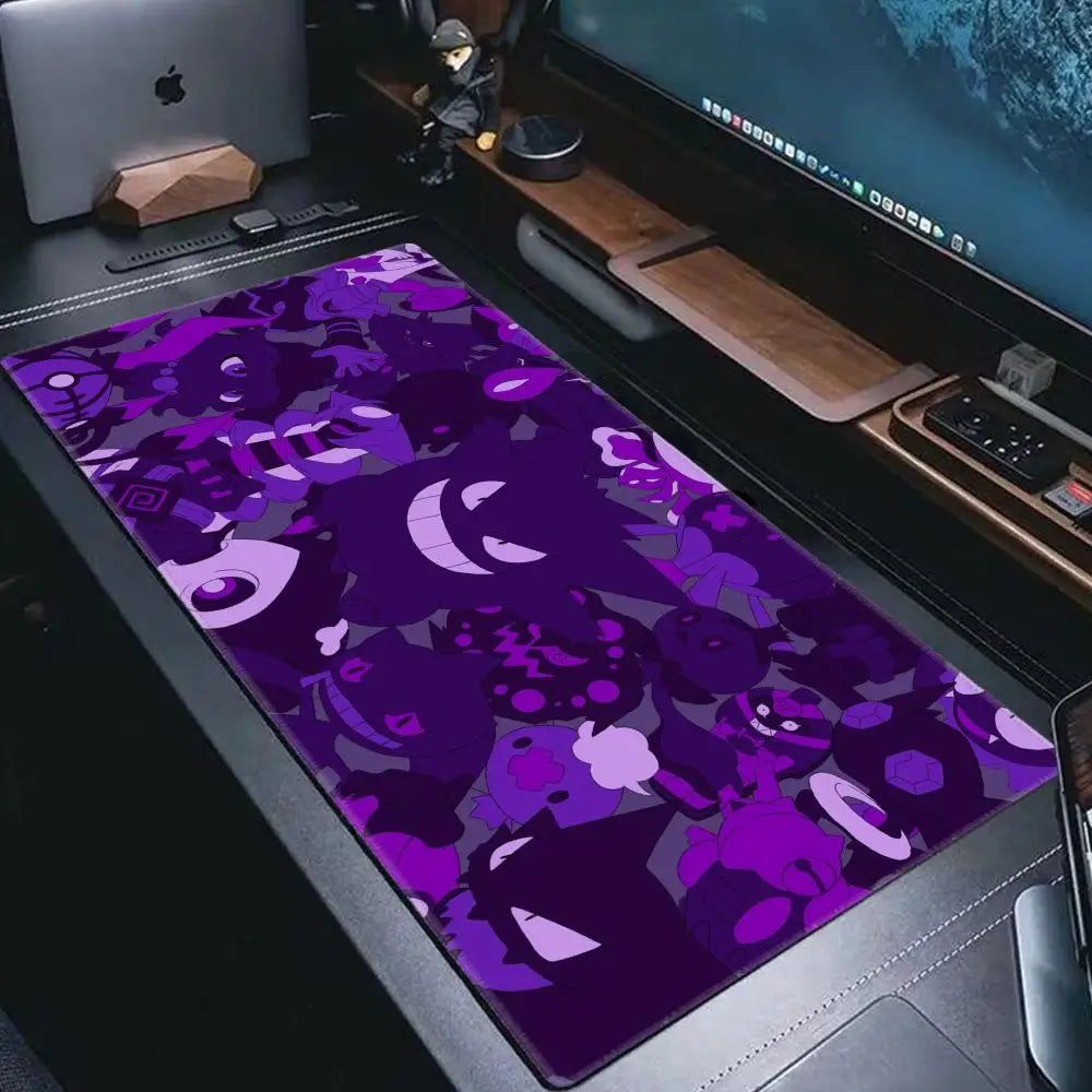 P-Pokemon-Gengar Grande Mouse pad große Gaming-Mauspad Locke dge verdickte Computer tastatur Tisch Schreibtisch matte