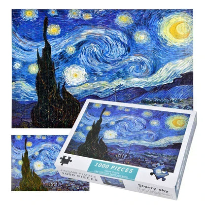 75 * 50 cm 1000 Teile Papierpuzzle für Erwachsene, schöne Heilung, hoher Schwierigkeitsgrad, Dekompressionspuzzle, Geburtstagsgeschenk, Lernspielzeug