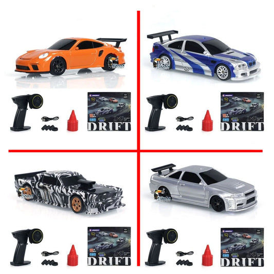 TOUCAN RC Drift Car 1:43 – 4WD Mini Rennwagen mit Lichtern (Gyro optional) - NVTS Solutions