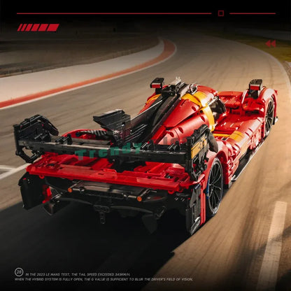 MOC 499P Le Mans Champion Rennwagen 1:8 – 3350 Teile Technik-Set (RC optional) - NVTS Solutions