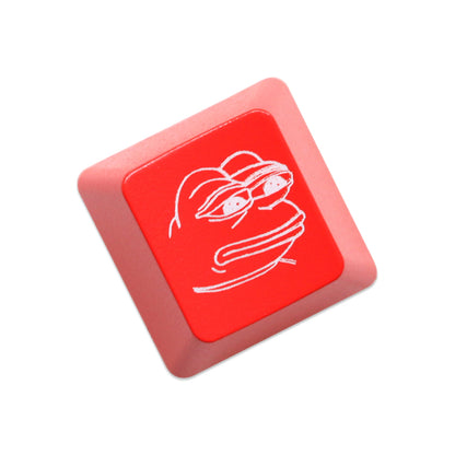 Neuheit Shine Through Keycaps ABS Geätzt hinterleuchtet schwarz rot r1 ESC Sad Frog THX Meme Internet Trends