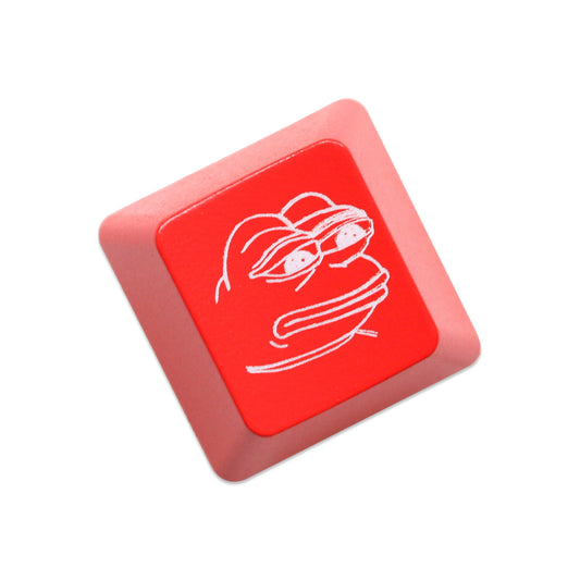 Neuheit Shine Through Keycaps ABS Geätzt hinterleuchtet schwarz rot r1 ESC Sad Frog THX Meme Internet Trends