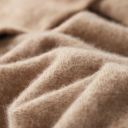 Herren-Pullover aus 100 % Merinowolle – Premium Strick-Hoodie für Herbst & Winter - NVTS Solutions