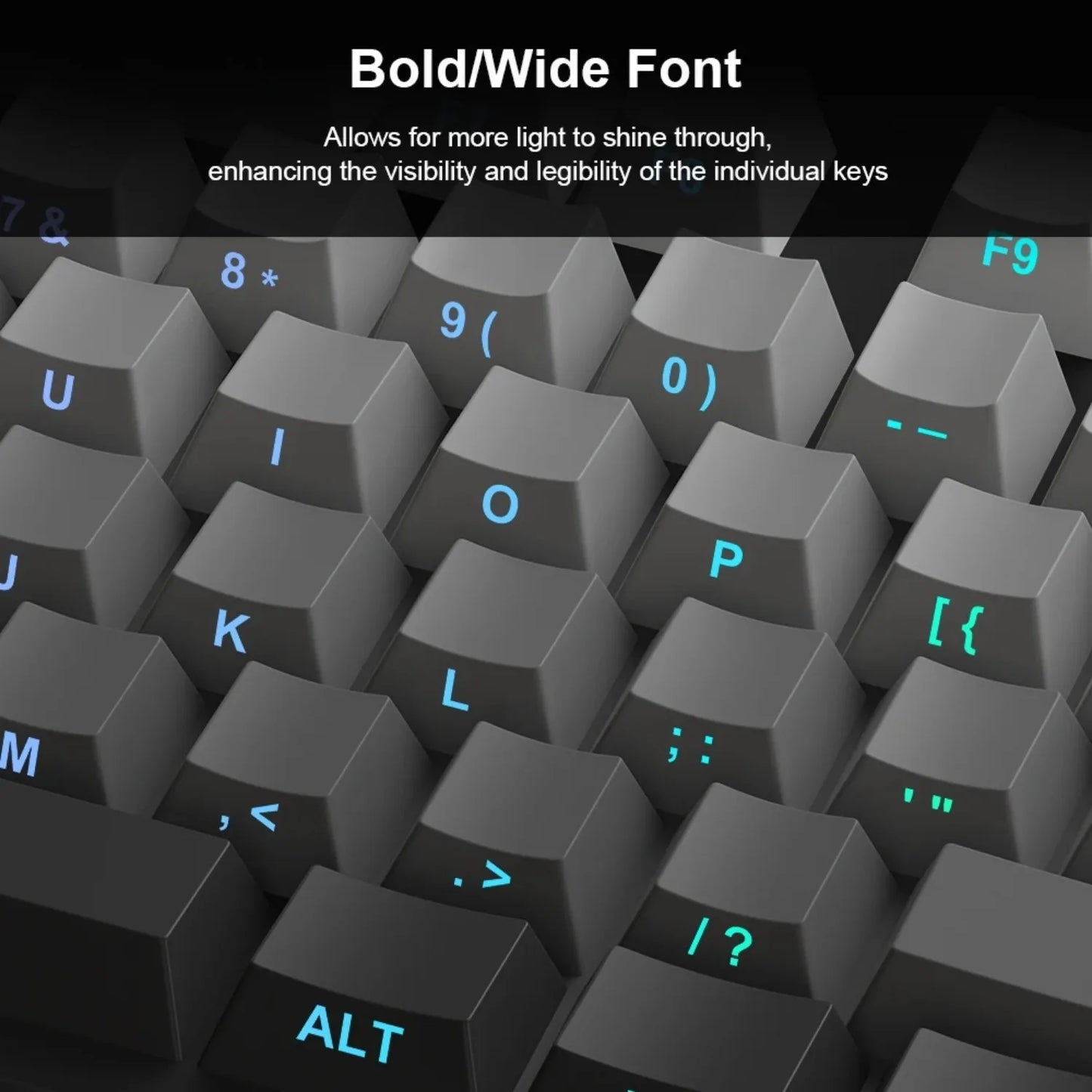 Gradient Keycap Set PBT Double Shot Side Print Shine Through Backlit OEM Keycaps für MX Switch Gaming mechanische Tastatur