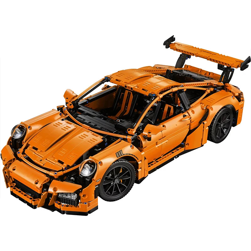 MOC Technik Supersportwagen GT3 RS-Stil  – 2704 Teile Modellauto - NVTS Solutions