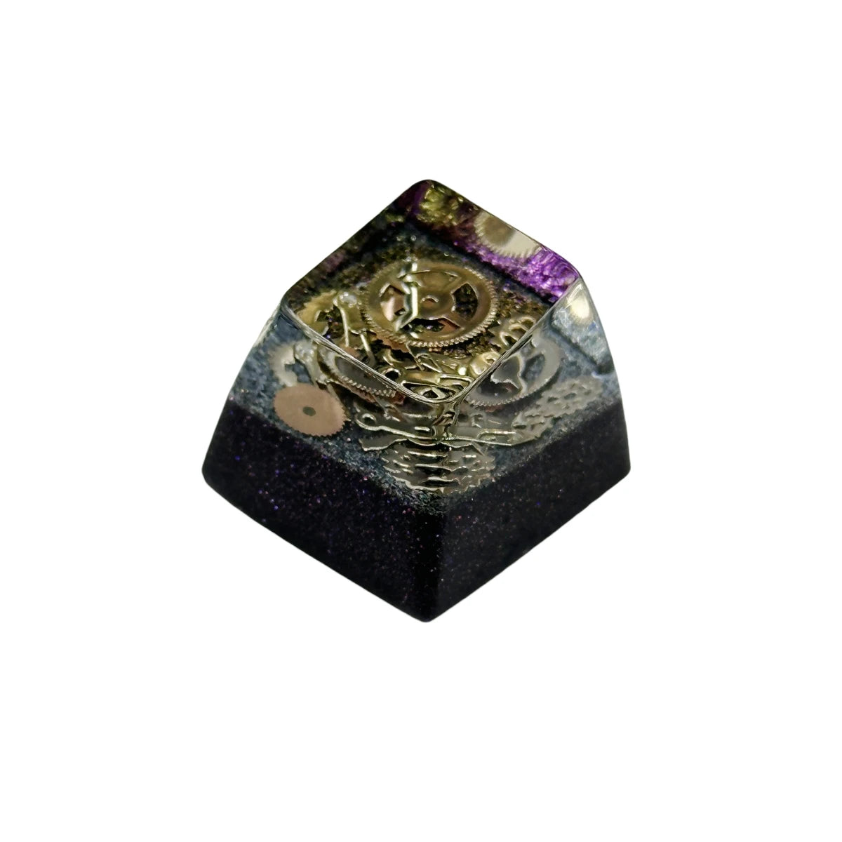 Harz personal isierte Metall getriebe Schlüssel kappe durchsichtige Kreuz achse mechanische Tastatur Tasten kappe sar1