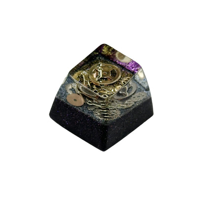 Harz personal isierte Metall getriebe Schlüssel kappe durchsichtige Kreuz achse mechanische Tastatur Tasten kappe sar1