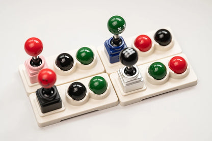 Retro Lucky Joystick Keycap Esc Artisan Keycap CNC Basis für MX-Schalter für Gaming mechanische Tastatur schwarz silber blau rosa