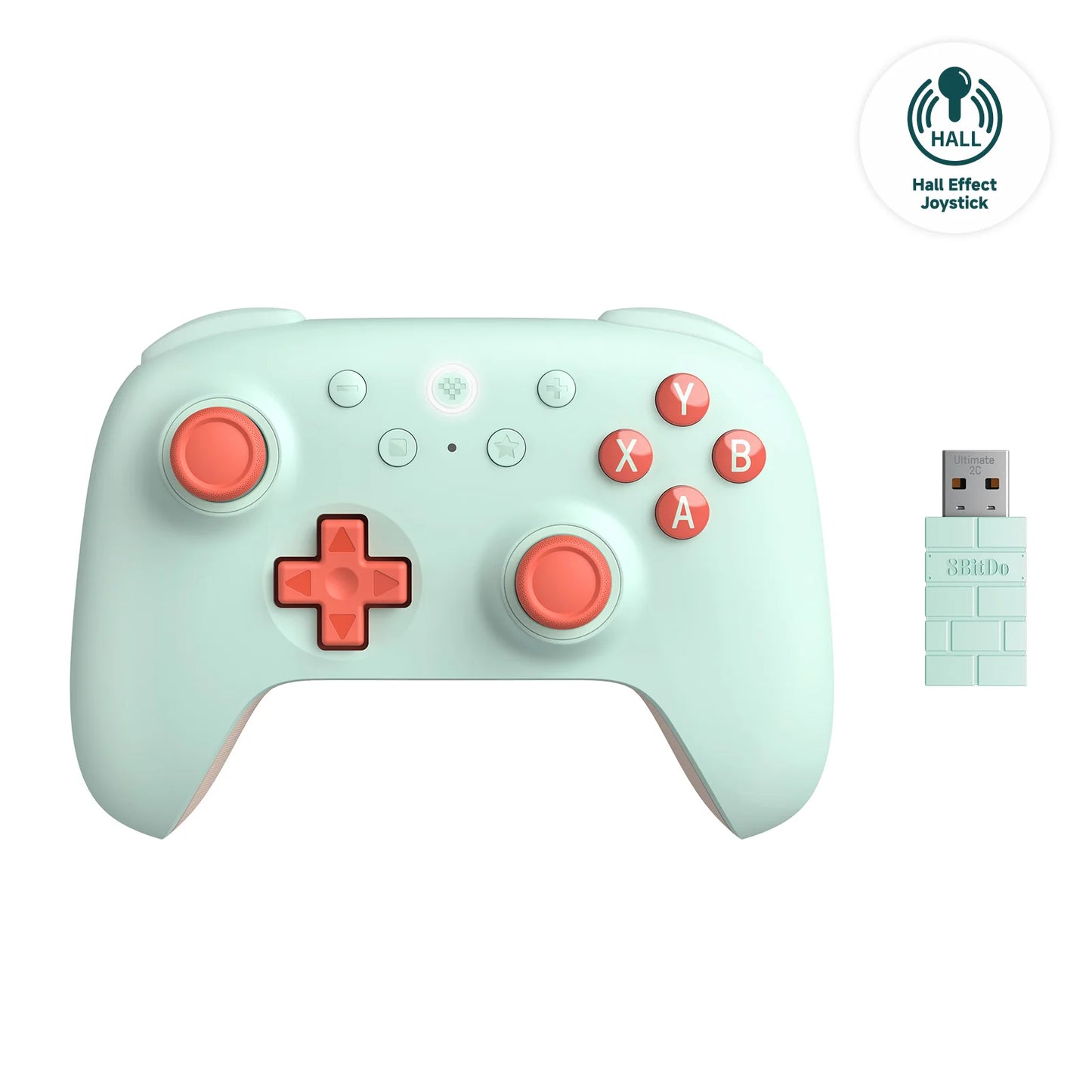 8BitDo Ultimate 2C Wireless Gaming Controller für PC, Windows 10, 11, Steam Deck, Raspberry Pi, Android Gamepad Zubehör