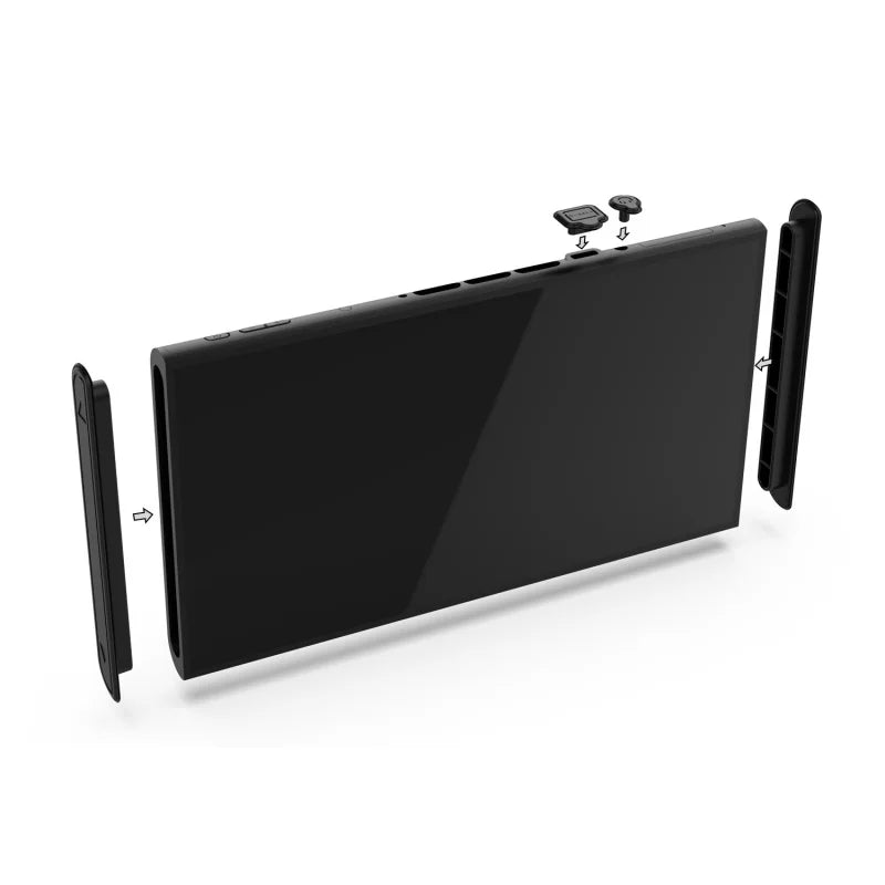 Staubschutz für Switch 2, Staubschutz, Spielkonsole, staubdichte Silikon-Port-Stecker mit Joystick-Kappe für NS 2-Gaming-Zubehör