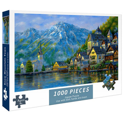 75 * 50 cm 1000 Teile Papierpuzzle für Erwachsene, schöne Heilung, hoher Schwierigkeitsgrad, Dekompressionspuzzle, Geburtstagsgeschenk, Lernspielzeug