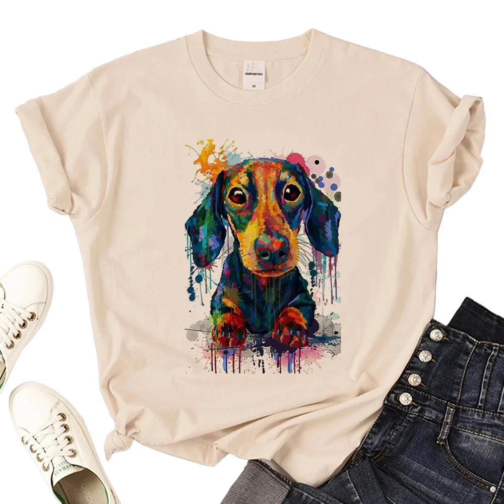 Designer Kollektion | Exklusives Dackel Statement T-Shirt | Premium Art Print Wear - NVTS Solutions