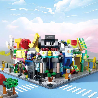 Modulare Mini-Stores Serie | Architektur Baustein-Kollektion für Stadt-Dioramen - NVTS Solutions