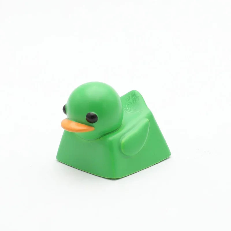 1PCS Nette Ente Harz KeyCap Personalisierte Cartoon Dekoration Gaming Schlüssel Kappe für Cherry Mx Schalter Gamer Mechanische Tastatur Geschenk