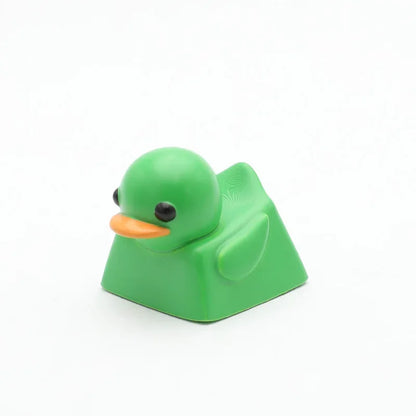 1PCS Nette Ente Harz KeyCap Personalisierte Cartoon Dekoration Gaming Schlüssel Kappe für Cherry Mx Schalter Gamer Mechanische Tastatur Geschenk