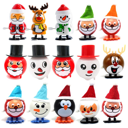 Weihnachts dekoration jumpy Spielzeug Schneemann Santa Claus Pinguin für festliche Party liefert Kinder Kindergarten Neujahr Geschenke