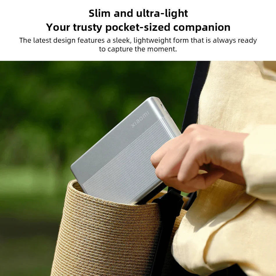 Globale Version Xiaomi Mi Tragbarer Fotodrucker 1S Bluetooth 5.2 ZINK Tintenlose Technologie Drahtloses Drucken 8 Filter Mi Home