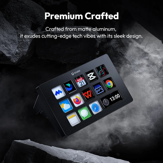 Ulanzi D200 Produktionskonsole und Studio-Controller für Gaming/Büro/Livestreaming/Content Creation Youtube Tiktok