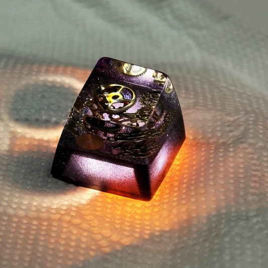 Harz personal isierte Metall getriebe Schlüssel kappe durchsichtige Kreuz achse mechanische Tastatur Tasten kappe sar1