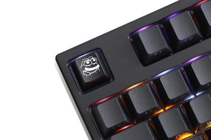 Neuheit Shine Through Keycaps ABS Geätzt hinterleuchtet schwarz rot r1 ESC Sad Frog THX Meme Internet Trends