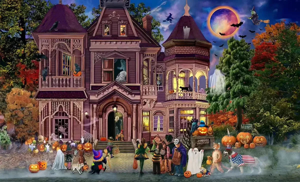 500-teiliges Puzzle mit verschiedenen Landschaftsmustern, Lernspielzeug für Kinder, Kinderspiele, Weihnachtsgeschenk