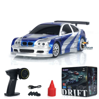 TOUCAN RC Drift Car 1:43 – 4WD Mini Rennwagen mit Lichtern (Gyro optional) - NVTS Solutions