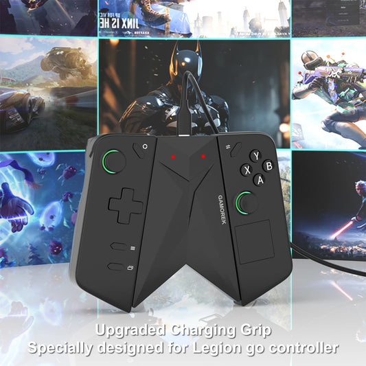 RGEEK Controller Ladestation Griff Clip Halter für Legion Go 2-Griff-Anschluss Ergonomisches Krümmungsdesign, reduziert Handmüdung