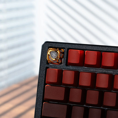 XVX Metallstruktur, galvanisch beschichtet, durchscheinend, individuelle Tastenkappen, mechanische Gaming-Tastatur, DIY-Zubehör