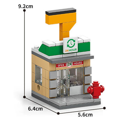 Modulare Mini-Stores Serie | Architektur Baustein-Kollektion für Stadt-Dioramen - NVTS Solutions