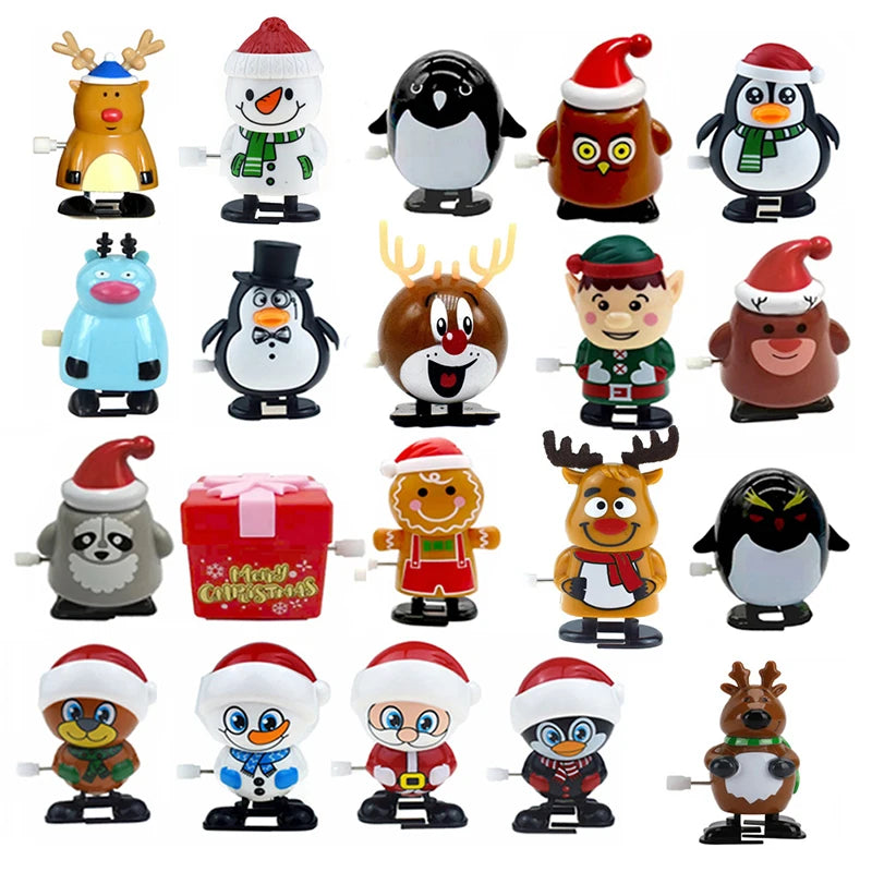 Weihnachts dekoration jumpy Spielzeug Schneemann Santa Claus Pinguin für festliche Party liefert Kinder Kindergarten Neujahr Geschenke