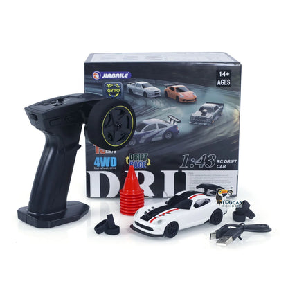 TOUCAN RC Drift Car 1:43 – 4WD Mini Rennwagen mit Lichtern (Gyro optional) - NVTS Solutions