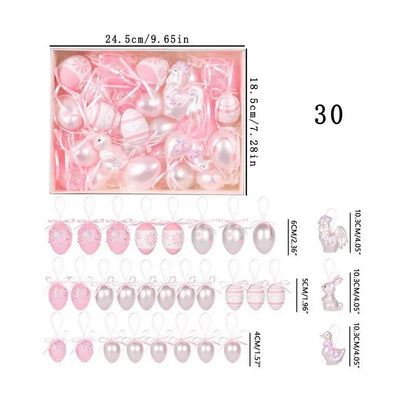 Ostern Dekoration Set Frühling Feier Hängende Ei Dekor Festival Party Favor Ostern Urlaub Korb Stuffers Für Zuhause Kirche