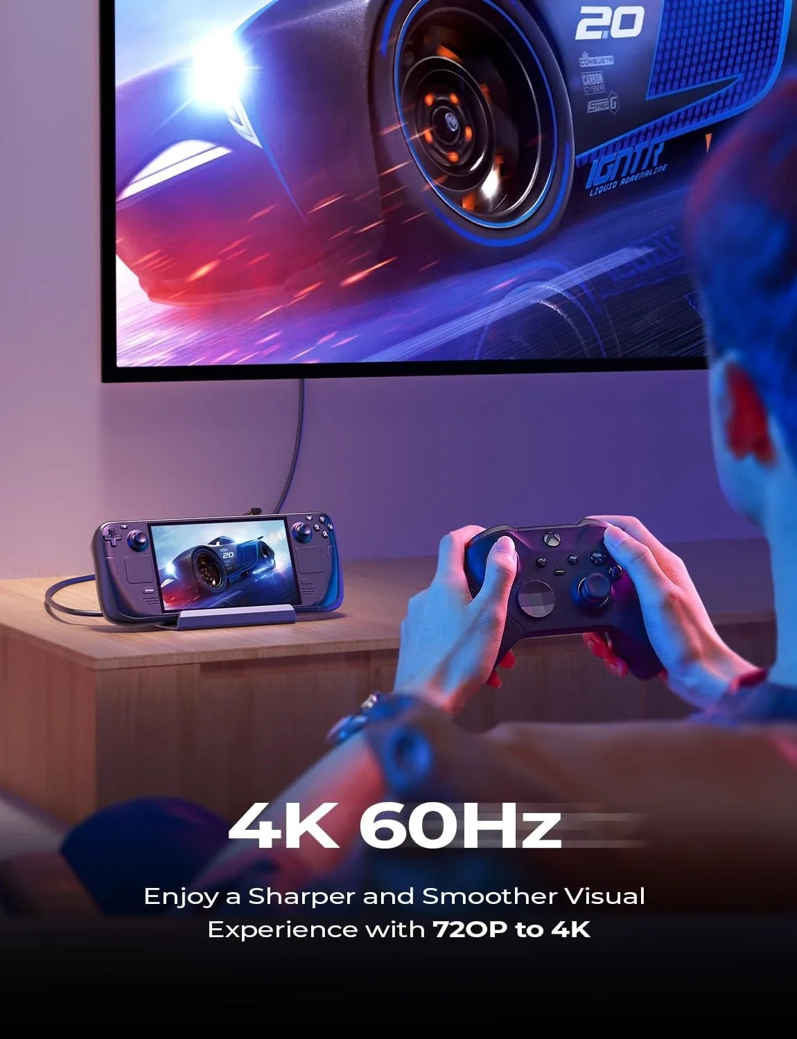 13-in-1-Legion-Go-Dockingstation, Legion-Go-Dock-Hub mit 5 USB, Dual-Lüfter, HDMI 4K bei 60 Hz, 100 W Aufladung für Legion Go